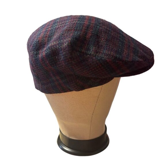Hats of Ireland Castlebar Vtg 100% Lambswool Flat Cap, OSFM, Preppy Grandpacore - Picture 2 of 6